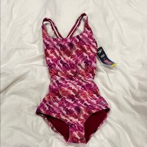 Speedo Kids Swimwear - Pink Patterned Swimsuit
